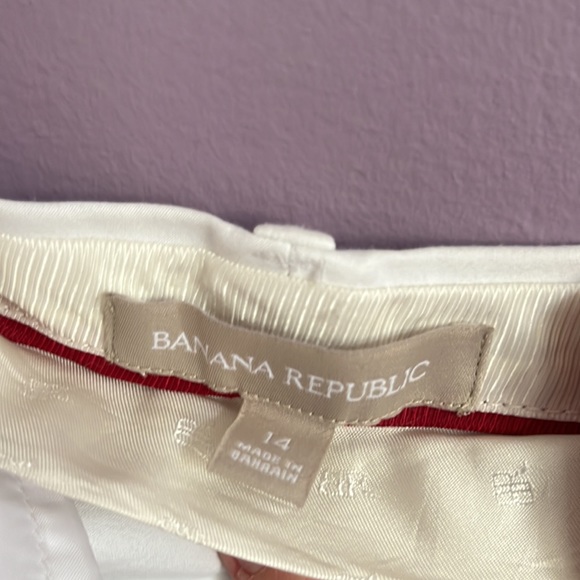 White banana republic crop pants - Picture 2 of 3